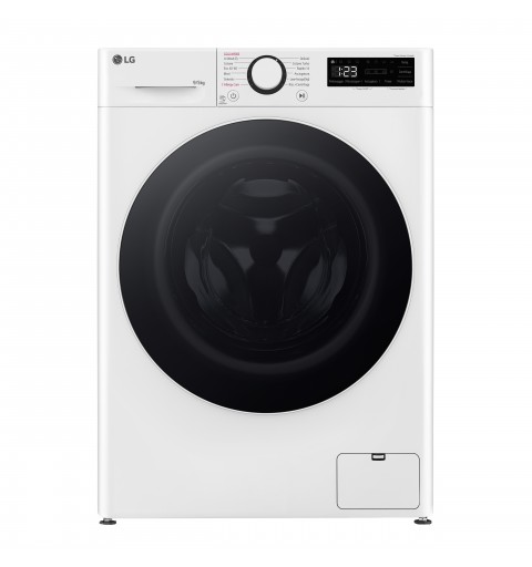 LG D2R5S09TSWW lavadora-secadora Independiente Carga frontal Blanco E