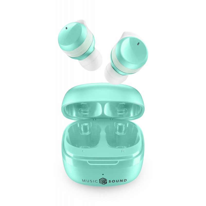 Music Sound Flow Headset Wireless In-ear Calls Music Bluetooth Green