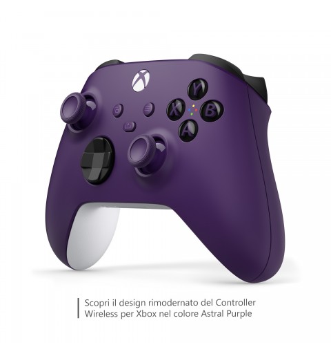 Microsoft QAU-00069 Gaming-Controller Violett Bluetooth USB Gamepad Analog Digital Android, PC, Xbox Series S, Xbox Series X,