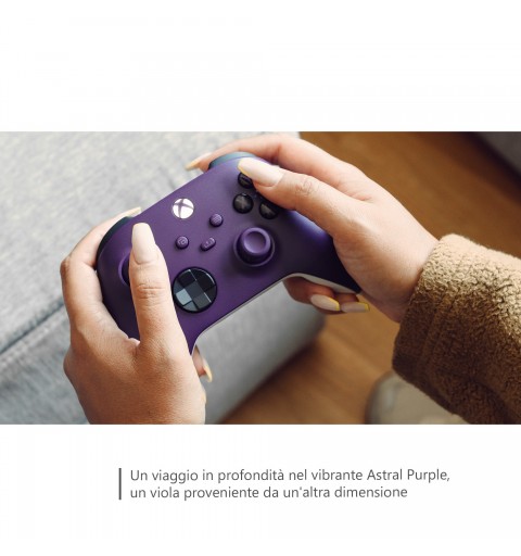 Microsoft Controller Wireless per Xbox - Astral Purple per Xbox Series X|S, Xbox One e dispositivi Windows