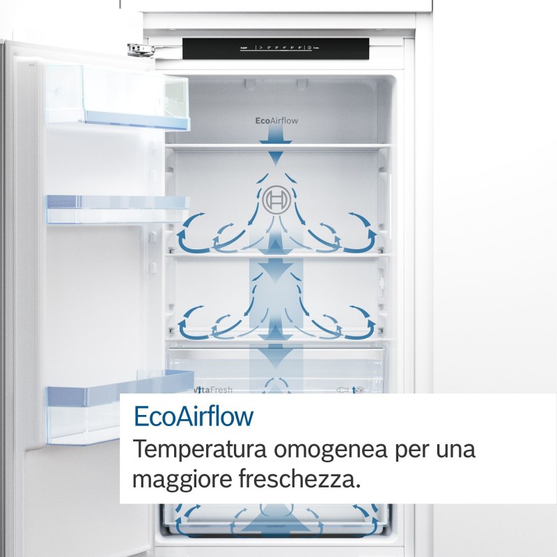 Bosch Serie 2 KIN86NSE0 frigorifero con congelatore Da incasso 260 L E Bianco