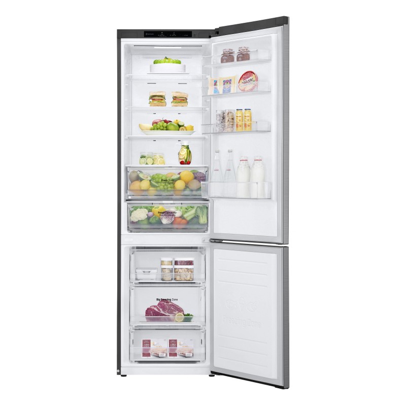 LG GBP52PZNCN1 réfrigérateur-congélateur Pose libre 381 L C Acier inoxydable