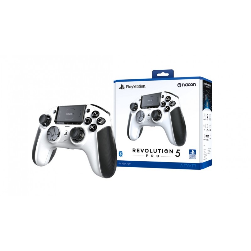 NACON Revolution 5 Pro Negro, Blanco Bluetooth Gamepad PC, PlayStation 4, PlayStation 5