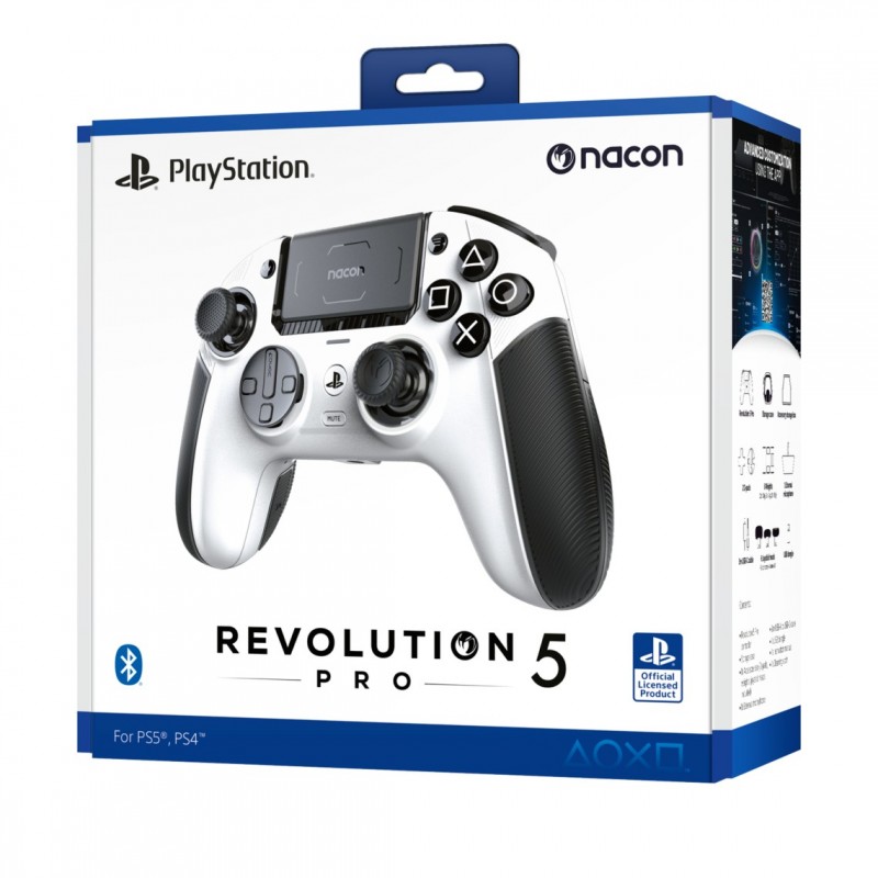 NACON Revolution 5 Pro Black, White Bluetooth Gamepad PC, PlayStation 4, PlayStation 5