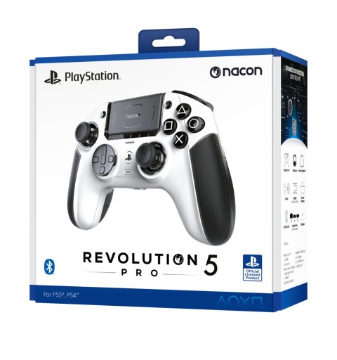 NACON Revolution 5 Pro Black, White Bluetooth Gamepad PC, PlayStation 4, PlayStation 5