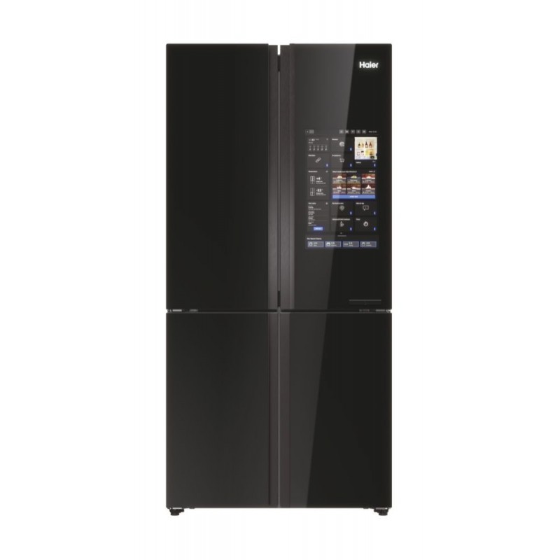 Haier Cube 90 Serie 9 HCW9919FSGB frigo américain Pose libre 586 L F Noir