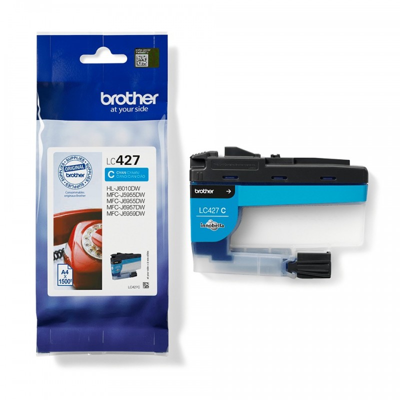 Brother LC-427C ink cartridge 1 pc(s) Original Standard Yield Cyan