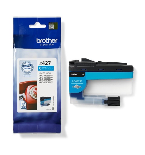 Brother LC-427C ink cartridge 1 pc(s) Original Standard Yield Cyan