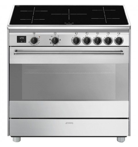 Smeg Concert BG91IX2 cooker Range cooker Zone induction hob Stainless steel A