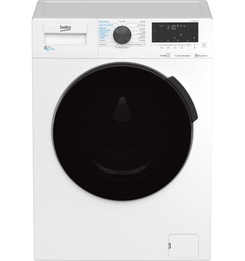 Beko HTX851436A-IT lavadora-secadora Independiente Carga frontal Blanco D