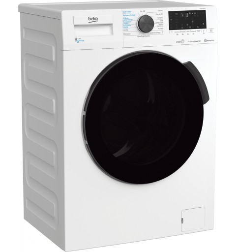 Beko HTX851436A-IT lavasciuga Libera installazione Caricamento frontale Bianco D