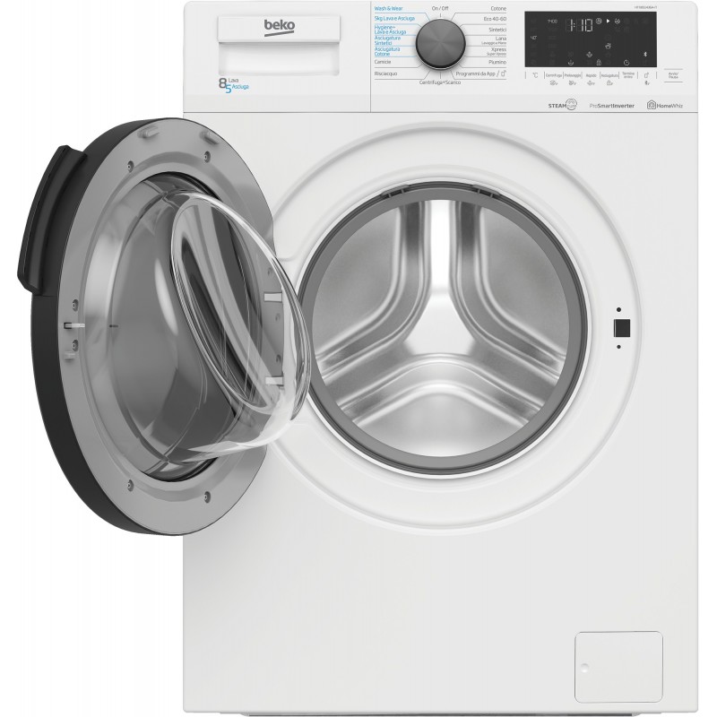 Beko HTX851436A-IT lavasciuga Libera installazione Caricamento frontale Bianco D