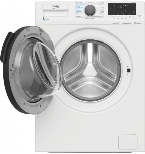 Beko HTX851436A-IT lavadora-secadora Independiente Carga frontal Blanco D