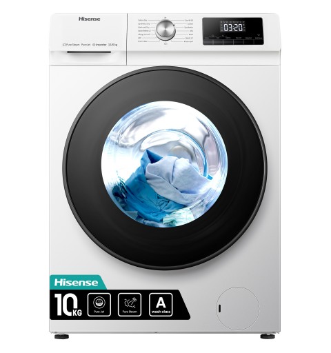 Hisense WDQA1014EVJM lavadora-secadora Carga frontal Blanco D