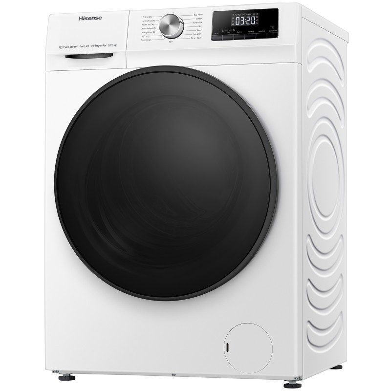 Hisense WDQA1014EVJM lavadora-secadora Carga frontal Blanco D