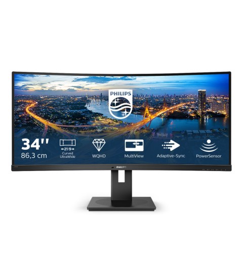 Philips B Line 345B1C 00 Monitor PC 86,4 cm (34") 3440 x 1440 Pixel Quad HD LCD Nero