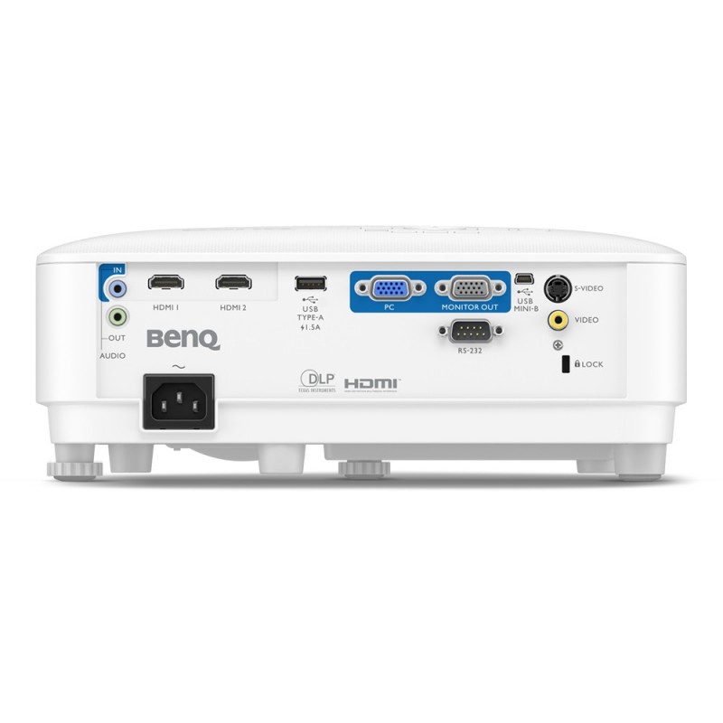 BenQ MW560 vidéo-projecteur Projecteur à focale standard 4000 ANSI lumens DLP WXGA (1280x800) Compatibilité 3D Blanc