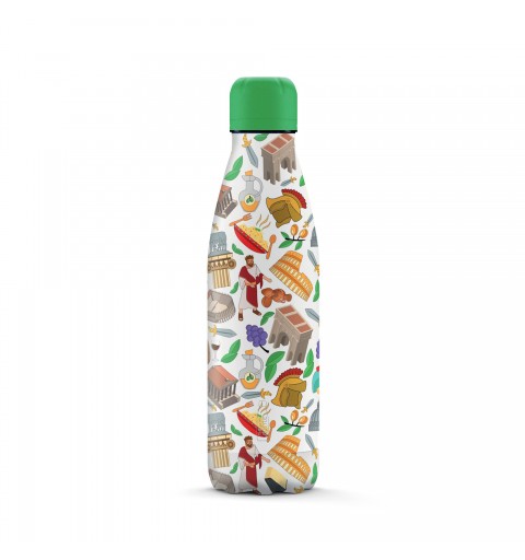 The Steel Bottle City Series No55 ROMA Uso diario 500 ml Acero inoxidable Multicolor