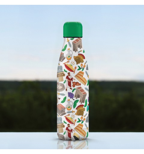 The Steel Bottle City Series No55 ROMA Uso diario 500 ml Acero inoxidable Multicolor