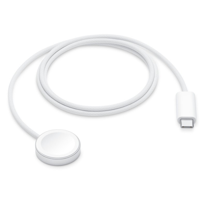 Apple MT0H3TY A?ES cargador de dispositivo móvil Reloj inteligente Blanco USB Cargador inalámbrico Carga rápida Interior