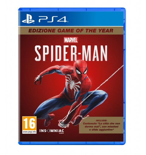 Sony Marvel's Spider-Man Game Of The Year Italian PlayStation 4