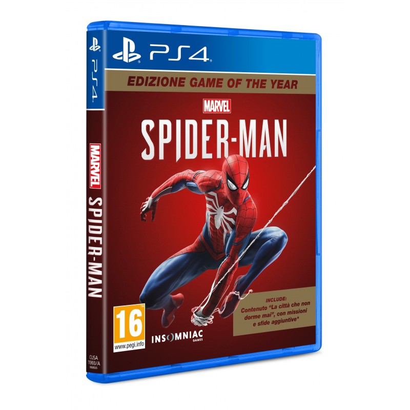 Sony Marvel's Spider-Man Game Of The Year Italian PlayStation 4