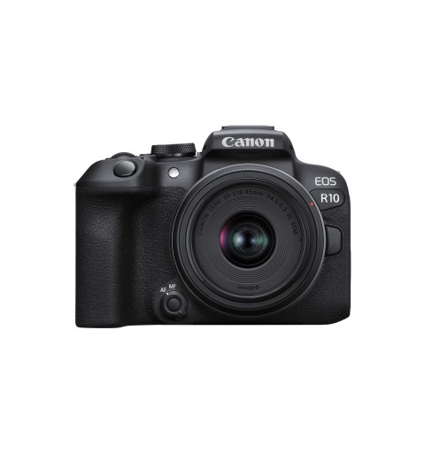 Canon EOS R10 + RF-S 18-45mm F4.5-6.3 IS STM MILC 24,2 MP CMOS 6000 x 4000 Pixeles Negro