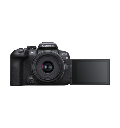 Canon EOS R10 + RF-S 18-45mm F4.5-6.3 IS STM MILC 24.2 MP CMOS 6000 x 4000 pixels Black