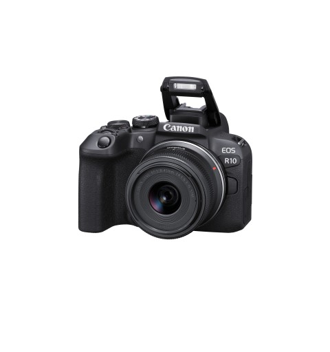 Canon EOS R10 + RF-S 18-45mm F4.5-6.3 IS STM MILC 24,2 MP CMOS 6000 x 4000 Pixeles Negro