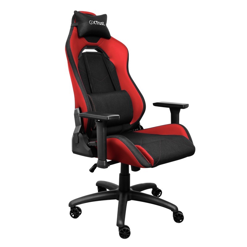 Trust GXT 714 RUYA Silla para videojuegos universal Negro, Rojo