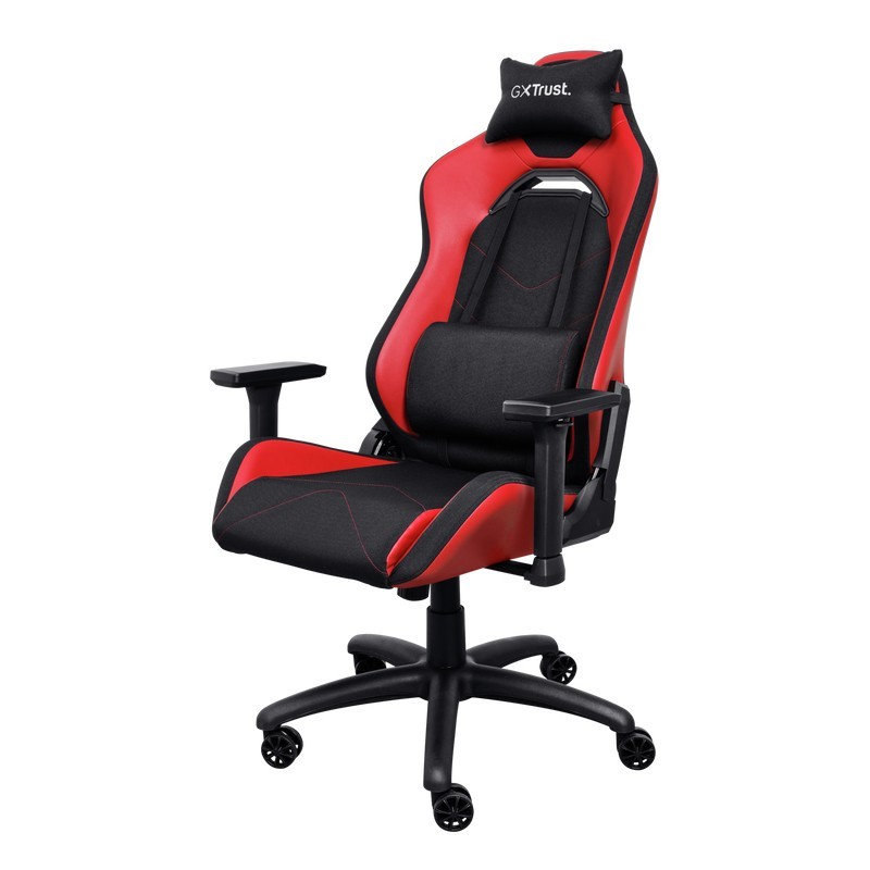 Trust GXT 714 RUYA Silla para videojuegos universal Negro, Rojo