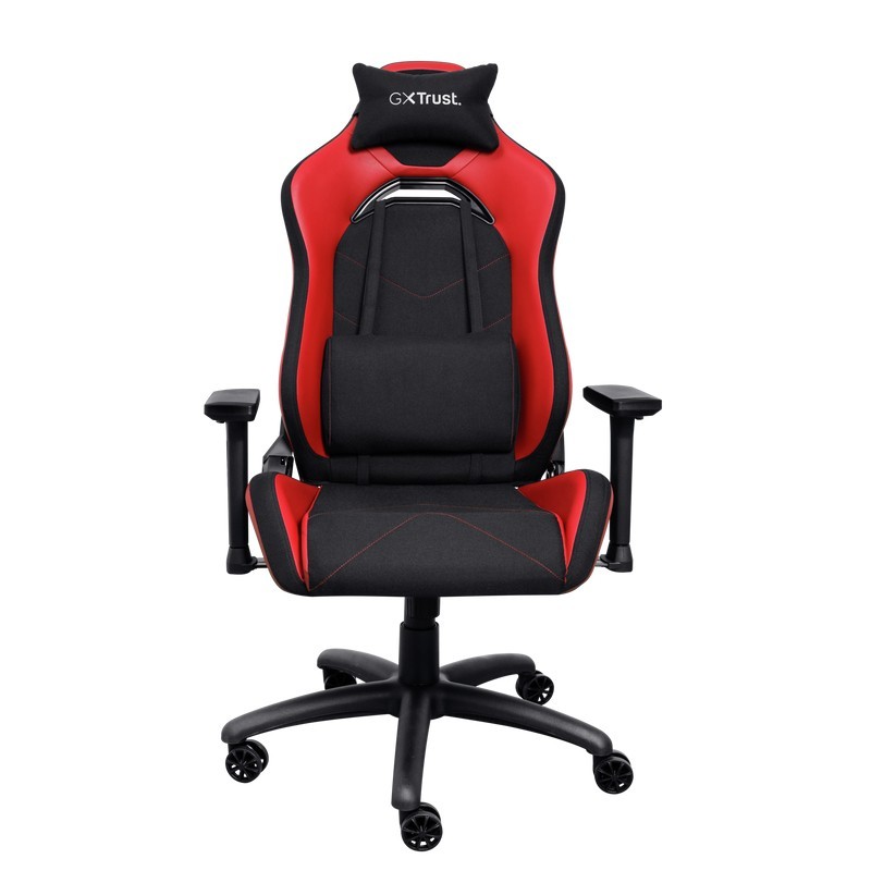 Trust GXT 714 RUYA Silla para videojuegos universal Negro, Rojo