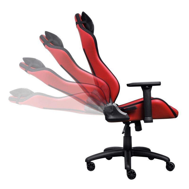 Trust GXT 714 RUYA Silla para videojuegos universal Negro, Rojo