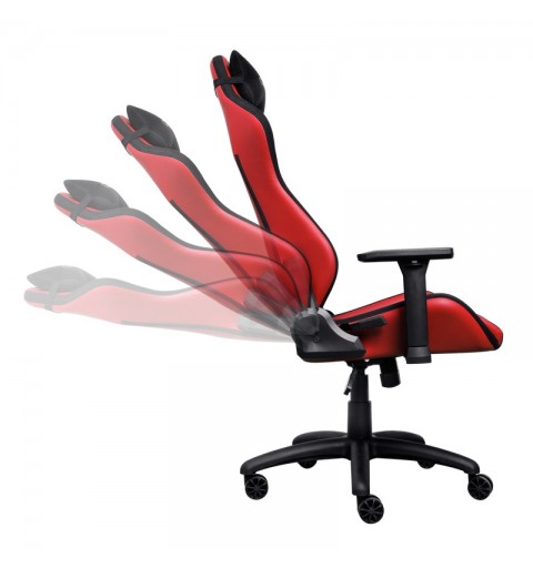 Trust GXT 714 RUYA Silla para videojuegos universal Negro, Rojo