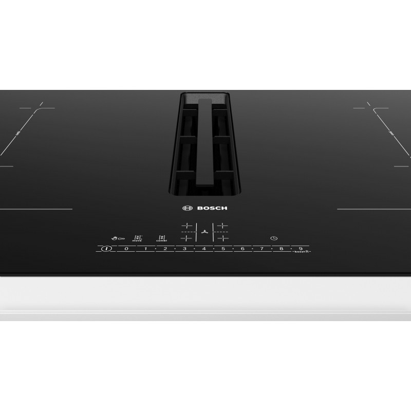 Bosch Serie 6 PVQ811F15E hobs Negro Integrado 80 cm Con placa de inducción 4 zona(s)