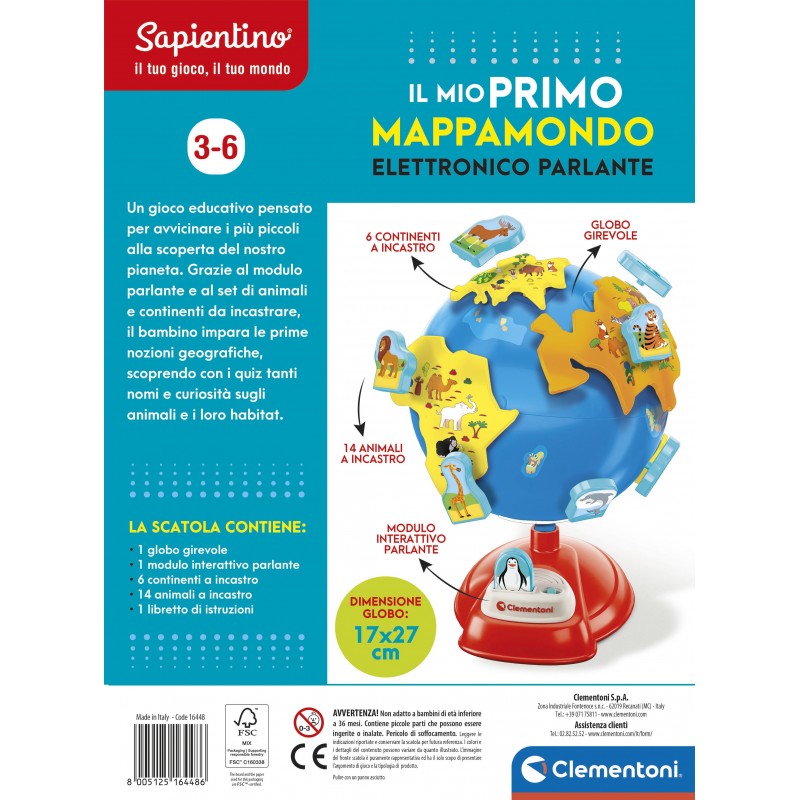 Clementoni Sapientino 16448 juego educativo