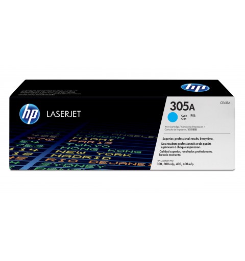 HP 305A Cyan Original LaserJet Toner Cartridge