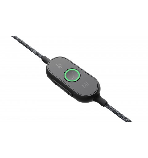 Logitech Zone Auricolare Cablato A Padiglione Musica e Chiamate USB tipo-C Grafite