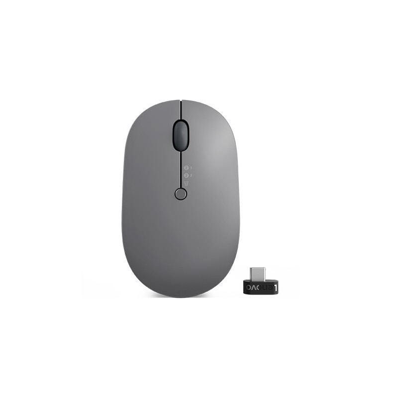 Lenovo Go Multi-Device mouse Ambidextrous RF Wireless + Bluetooth Optical 2400 DPI