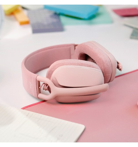 Logitech Zone Vibe 100 Auriculares Inalámbrico Diadema Llamadas Música Bluetooth Rosa