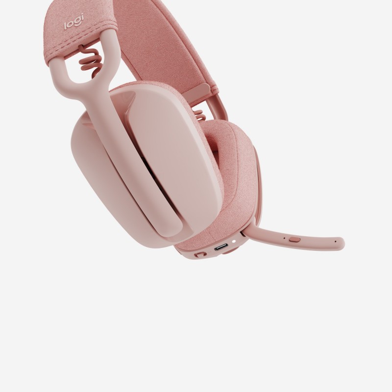 Logitech Zone Vibe 100 Auriculares Inalámbrico Diadema Llamadas Música Bluetooth Rosa