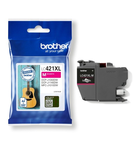 Brother LC-421XLM ink cartridge 1 pc(s) Original High (XL) Yield Magenta