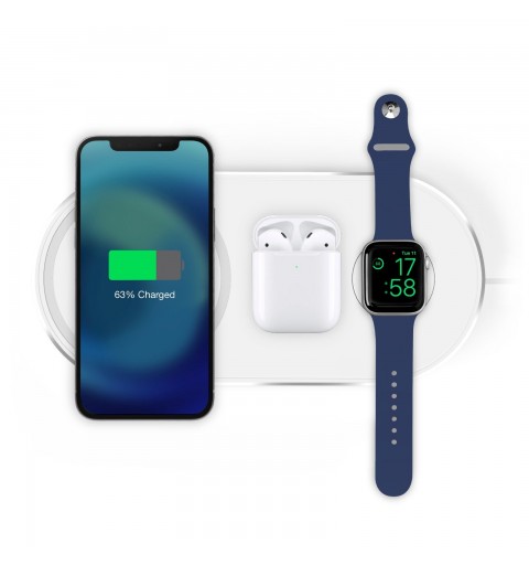 SBS TEWIRE20WMULTI cargador de dispositivo móvil Auriculares, Smartphone, Reloj inteligente Blanco USB Cargador inalámbrico