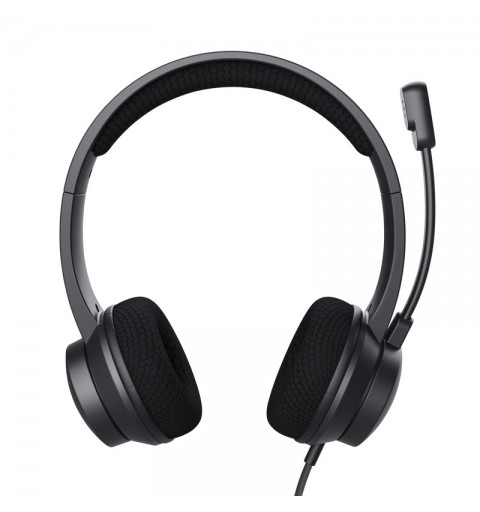 Trust Ayda Casque Avec fil Arceau Appels Musique USB Type-A Noir