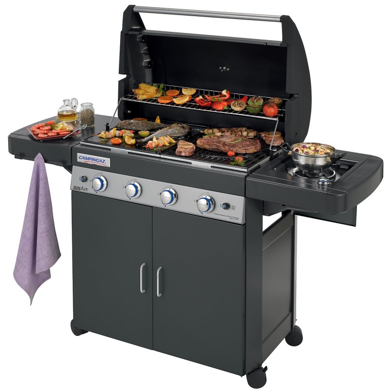 Campingaz 4 Series Classic LS Plus Dark Barbecue Cart Gas Black 15100 W