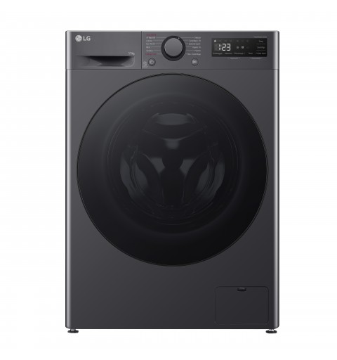 LG F4R5011TSMB machine à laver Charge avant 11 kg 1400 tr min Noir