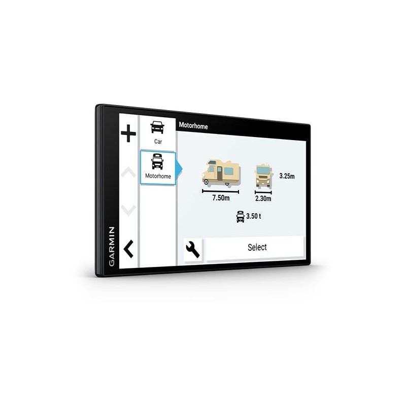 Garmin Camper 795 Navigationssystem Fixed 17,8 cm (7") TFT Touchscreen 239,6 g Schwarz