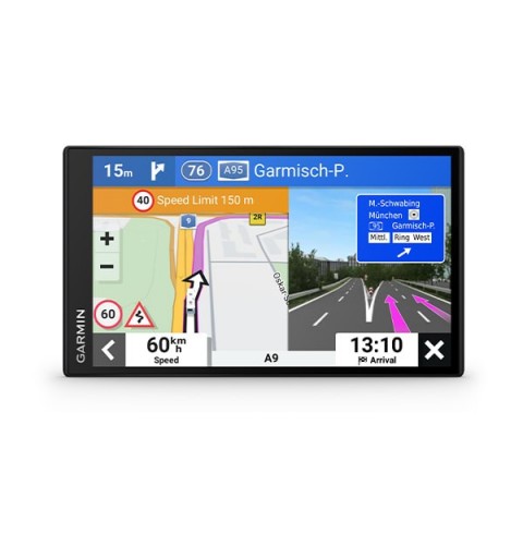 Garmin Camper 795 navigateur Fixé 17,8 cm (7") TFT Écran tactile 239,6 g Noir