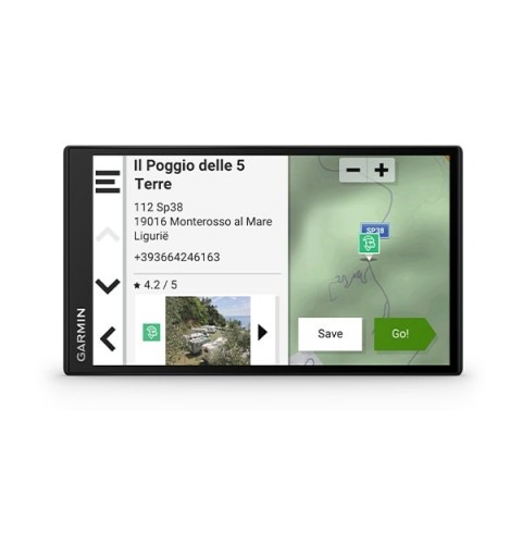 Garmin Camper 795 navegador Fijo 17,8 cm (7") TFT Pantalla táctil 239,6 g Negro