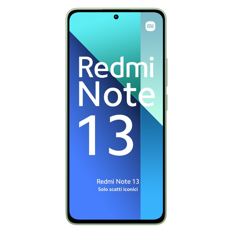 Xiaomi Redmi Note 13 16,9 cm (6.67") Doppia SIM Android 12 4G USB tipo-C 8 GB 256 GB 5000 mAh Verde, Colore menta